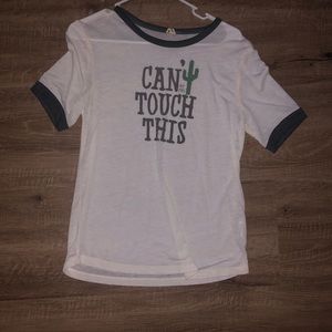 cute “can’t touch this” cacti t-shirt